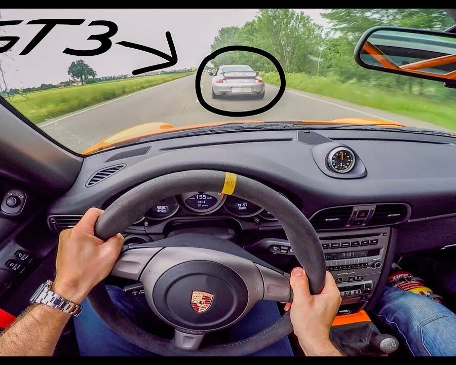 Porsche 997 GT3 RS - ORGASMIC SOUND [CHASING PORSCHE 996 GT3] RAW POV