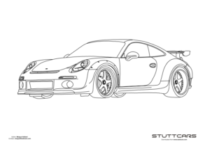 Porsche Coloring Pages - Stuttcars