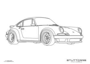 Porsche Coloring Pages - Stuttcars