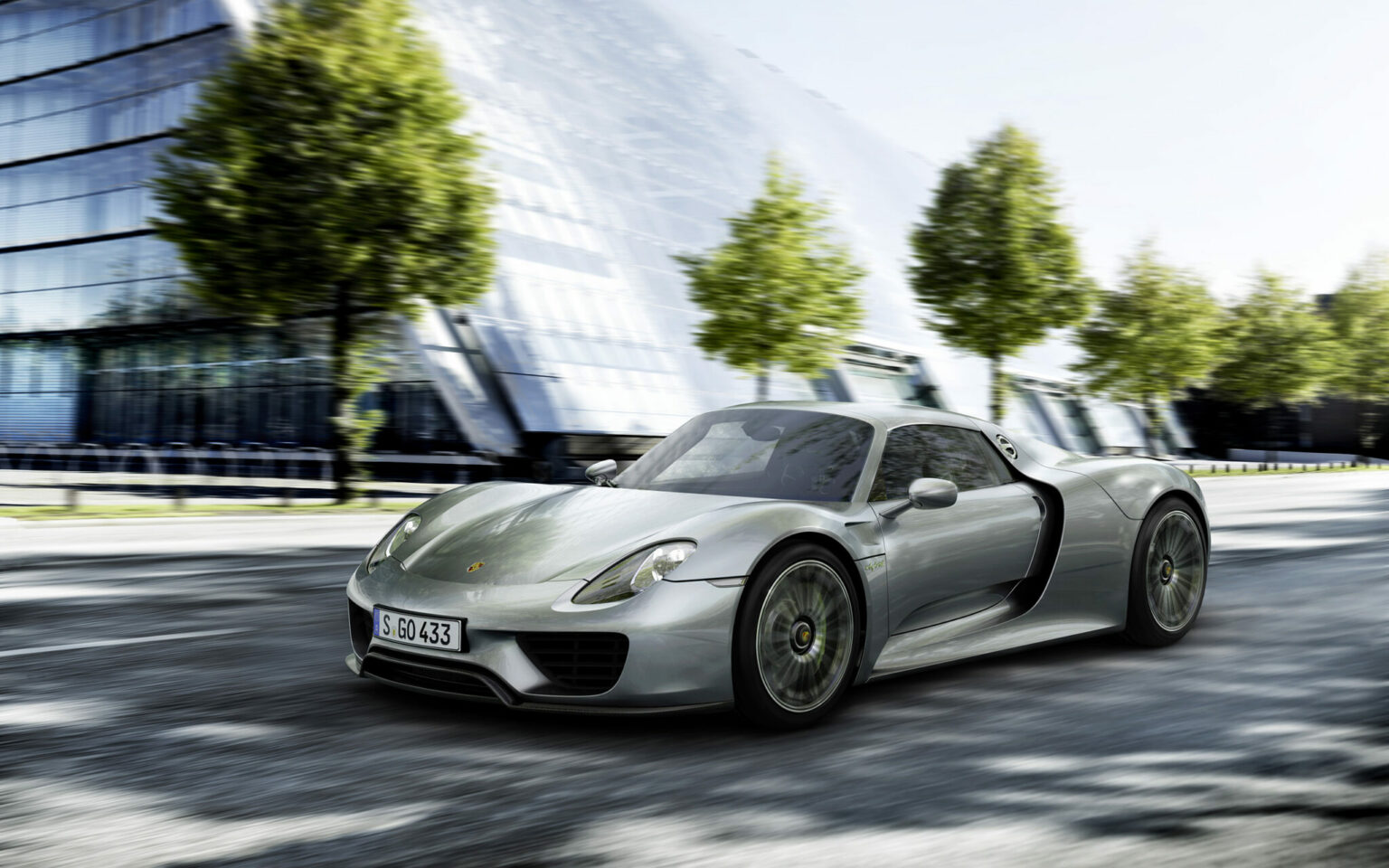 Porsche 918 нарисовать