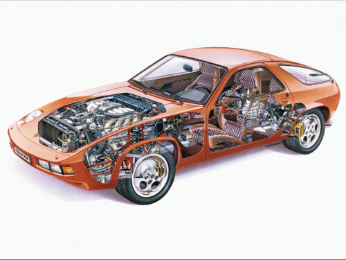 Porsche 928 (All Years) - Mechanical Drawings