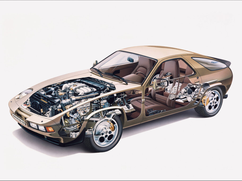 Porsche 928 (All Years) - Mechanical Drawings