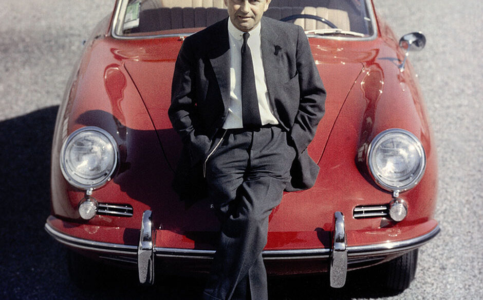 Ferry Porsche with 356 B T5 (produced 1960-1961)