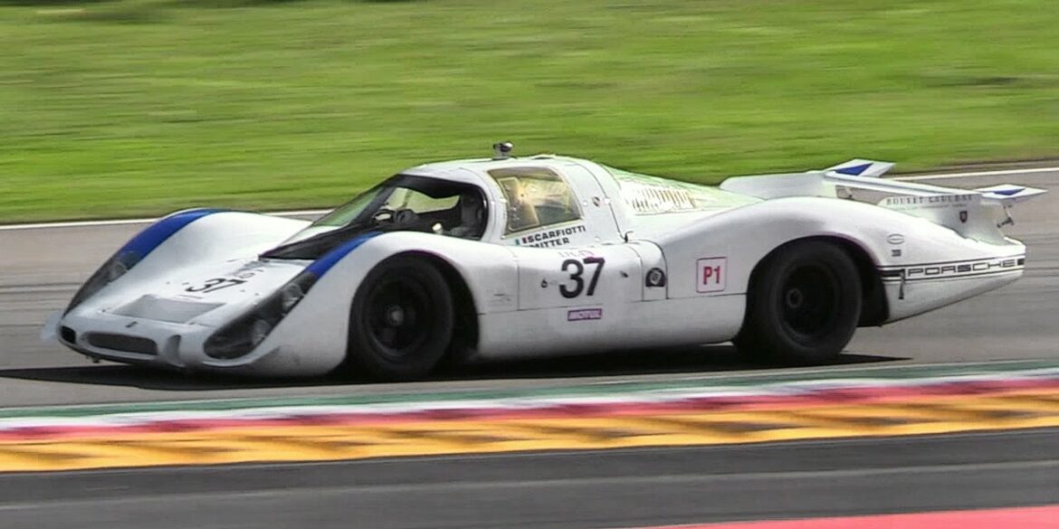 1968 Porsche 908 LH Flat-8 Engine Sound - Warm Up, Accelerations & Downshifts