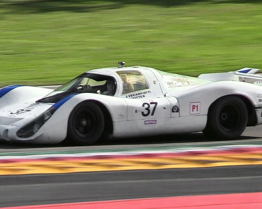 1968 Porsche 908 LH Flat-8 Engine Sound - Warm Up, Accelerations & Downshifts