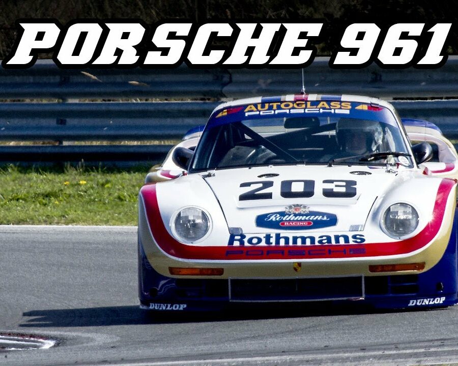 1986 Porsche 961 demo at Zandvoort 2018 (fly-by's & revving)