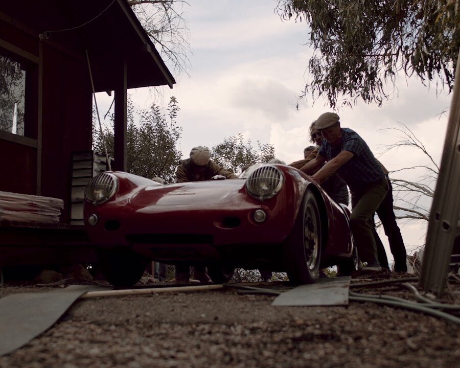 Family Porsche 550 Spyder locked away in shipping container