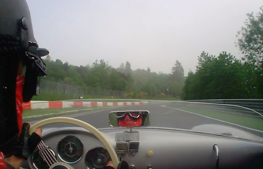 Nürburgring Nordschleife in a Porsche 550 Spyder