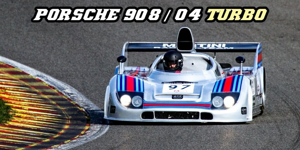 Porsche 908/04 Turbo - fly-by's and flames