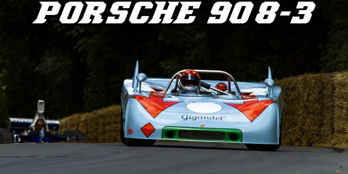 Porsche 908/3 Gulf - Fly-bys, downshifts and revving