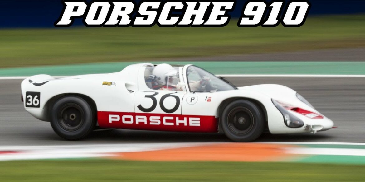 Porsche 910 fly-by's and downshifts