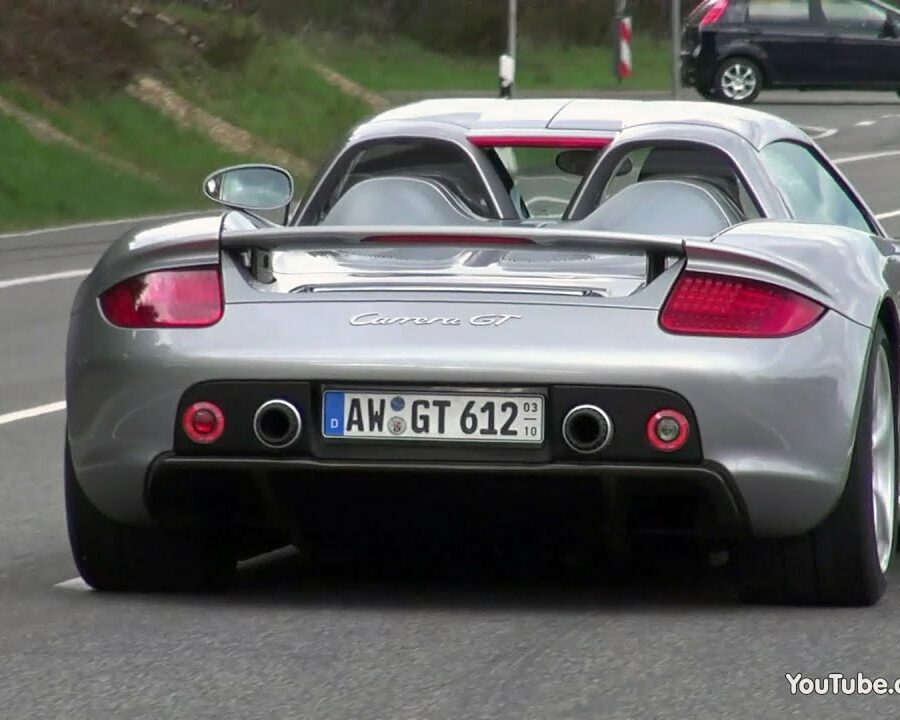 BEST of Porsche Carrera GT - LOUD Revs, Accelerating & More!