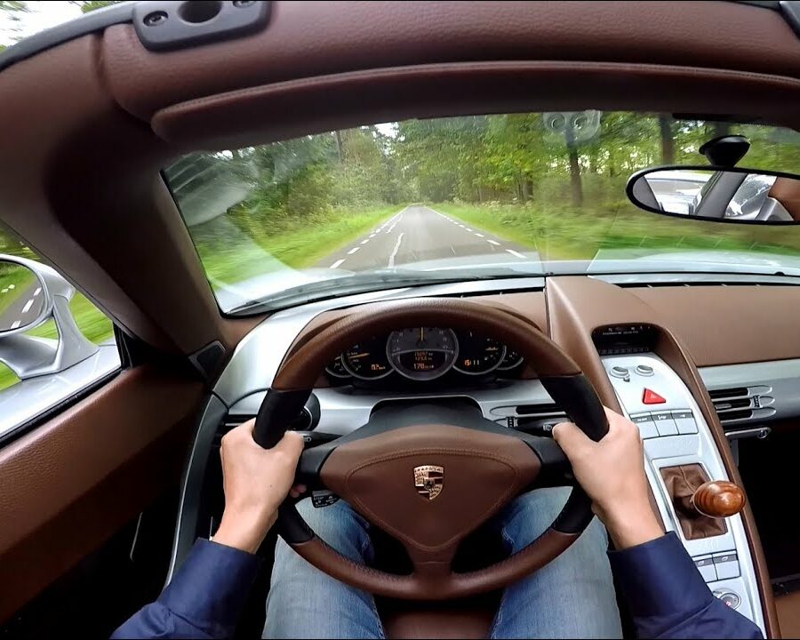 POV Drive- Porsche Carrera GT w: Straight Pipes!