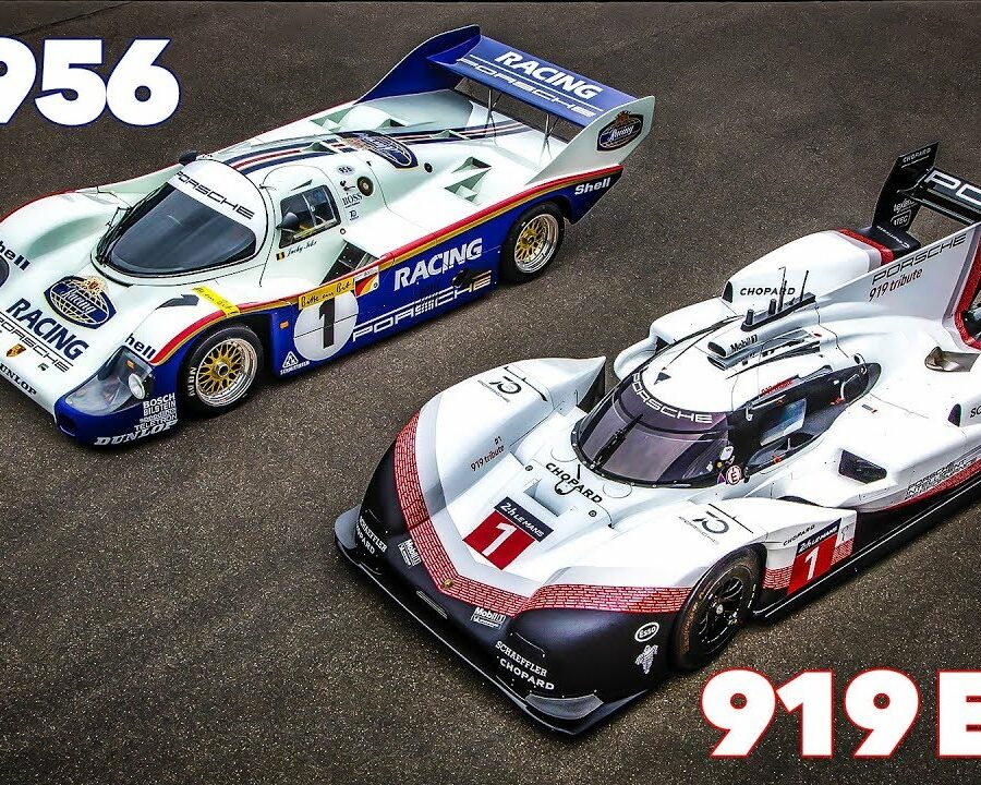 Porsche 919 EVO vs 956 - EXPLAINED Performance + OnBoard Full Lap