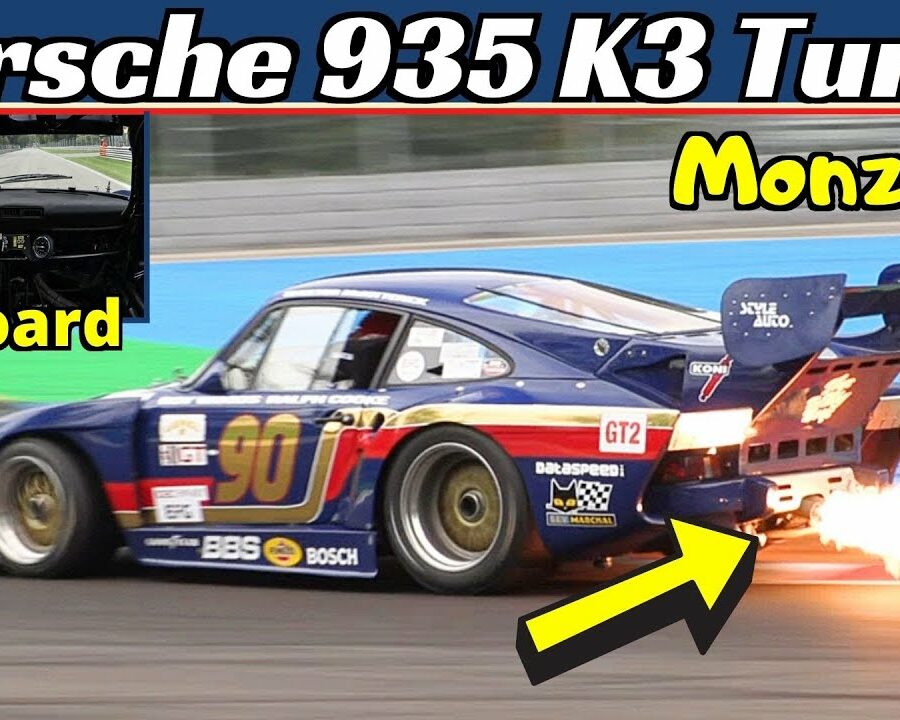 Porsche 935 k3 Gr.5 Turbo Monster + Onboard - Monza Historic 2020 - Exhaust Flames & Turbo Whistle!