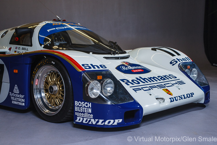 The race winning #17 Rothmans Porsche 962 C was driven by Hans Stuck/Derek Bell/Al Holbert