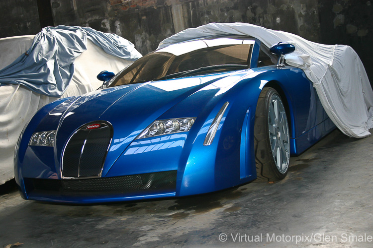 The Bugatti 18/3 Chiron concept car languishes in a backroom of the Schlumpf Museum, Mulhouse, France