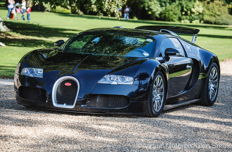 The Bugatti Veyron EB 16.4 shown at Wilton House near Salisbury in Wiltshire