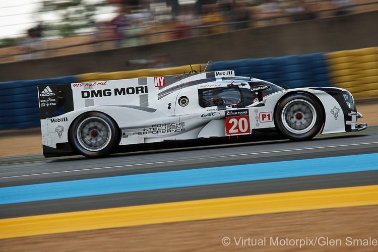 The #20 Porsche 919 Hybrid driven by Timo Bernhard, Brendon Hartley and Mark Webber was ‘Not Classified’