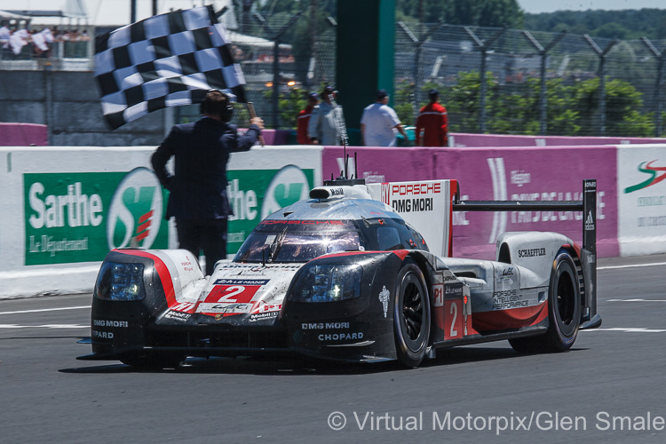 Timo Bernhard, Brendon Hartley and Earl Bamber were victorious