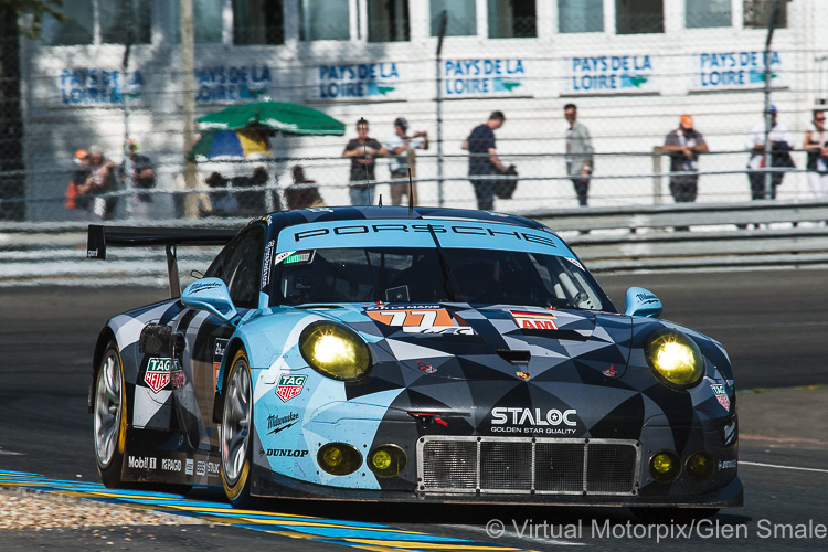 Christian Ried, Matteo Cairoli and Marvin Dienst finished sixth in the GTE Am class in the #77 Dempsey-Proton Racing Porsche 911 RSR