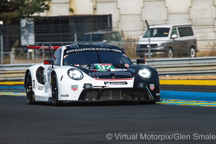 #92 works Porsche 911 RSR of Michael Christensen, Kevin Estre and Laurens Vanthoor