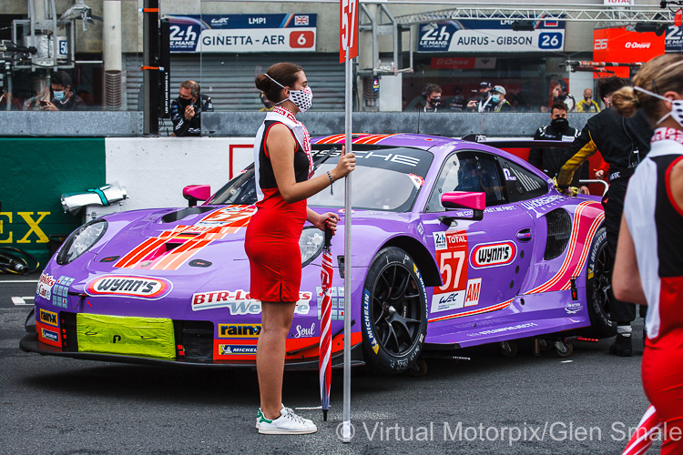 #57 Team Project 1 Porsche 911 RSR GTE Am driven by Jeroen Bleekemolen, Felipe Fraga and Ben Keating