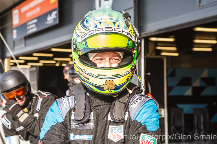 WEC Silverstone 6 Hour, 12 April 2015: Patrick Long awaits his time behind the wheel of the #77 Dempsey-Proton Racing Porsche 911 RSR (GTE Am) 