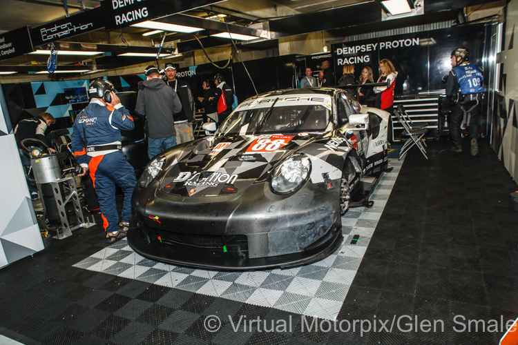 The retired #88 Porsche 911 RSR