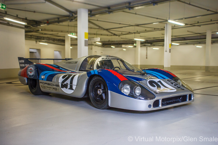 Driven by Vic Elford and Gérard Larrousse, the #21 Martini Porsche 917 LH (chassis #042) retired after just 74 laps