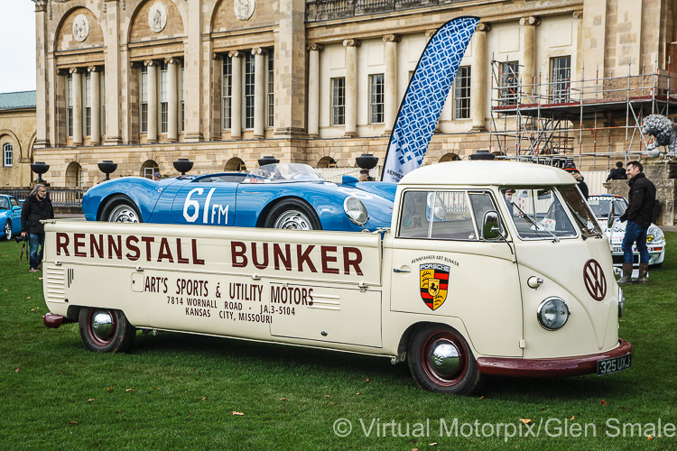 VW Transporter with Porsche 550 Spyder