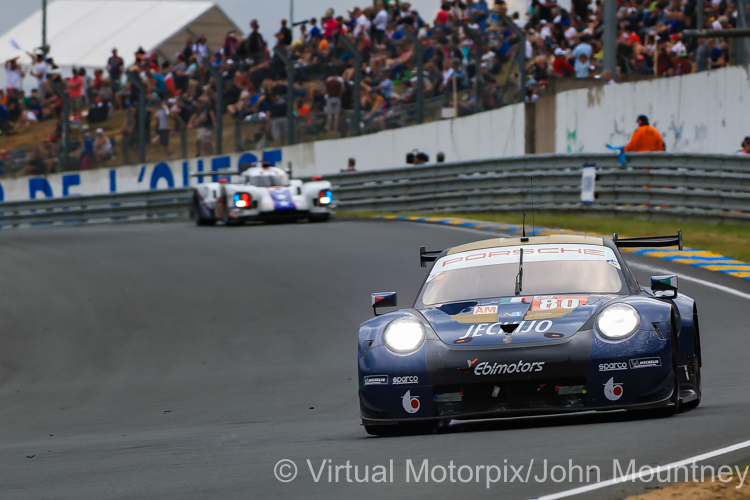 #80 Ebimotors Porsche 911 RSR (LMGTE Am) driven by Fabio Babini, Christina Nielsen and Erik Maris 