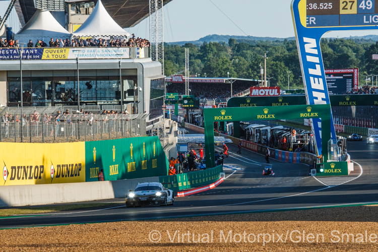 Pitlane exit Le Mans