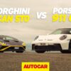 New Lamborghini Huracan STO v Porsche 911 GT3 | Track battle | Autocar