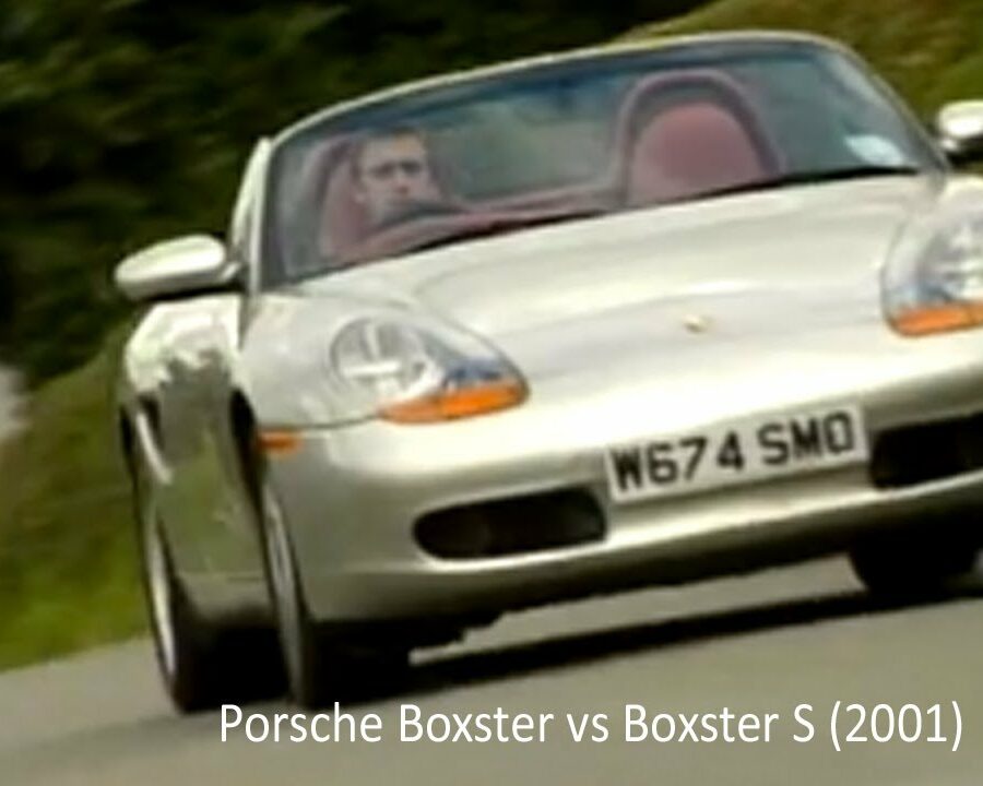 Richard Hammond Compares The Porsche Boxster vs Boxster S (2001)