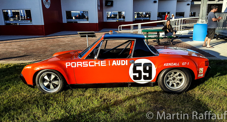 Peter Gregg's 1972 914-6 in the historic display