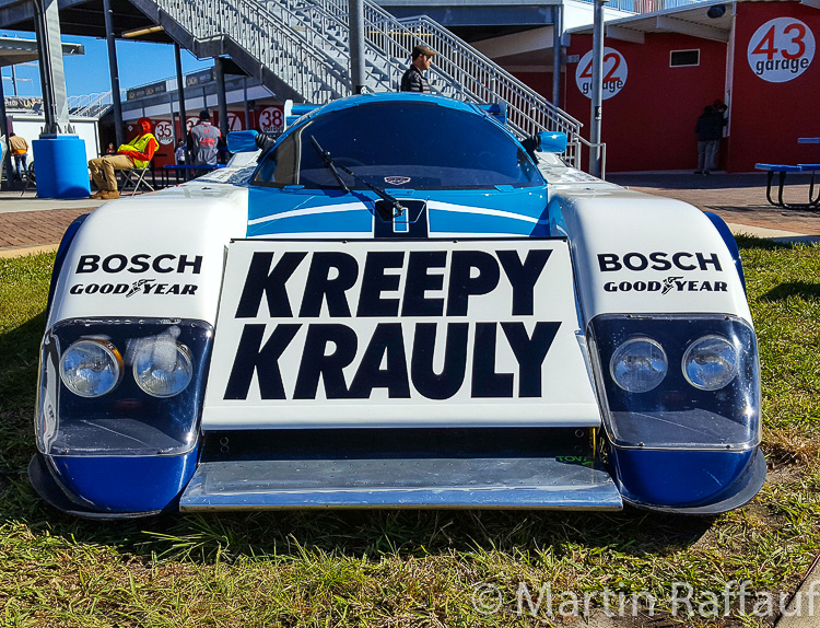 The 1984 winning car at Daytona, the Kreepy Krauly Porsche engined March