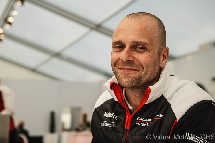 Porsche works driver Gianmaria Bruni