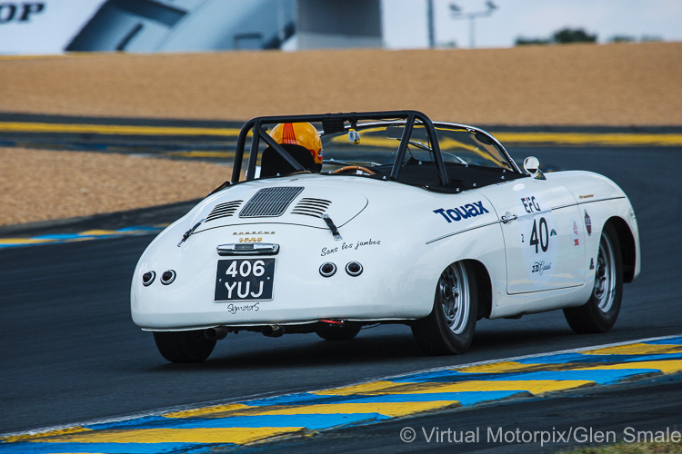 #40 Porsche 356 Speedster (1954) was driven by Vincent Tourneur/Antoine Seyler/Stephane Ortelli