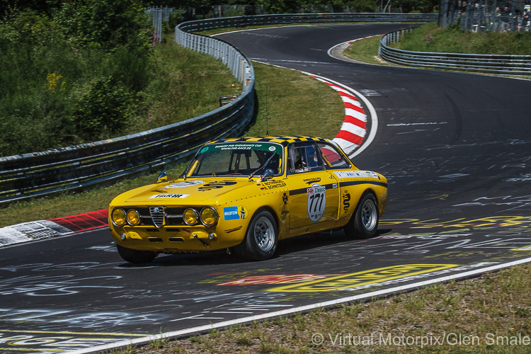 The #771 Alfa Romeo 1750 GTA was driven by Ralf Schnitzler and Jörg Nothnagel