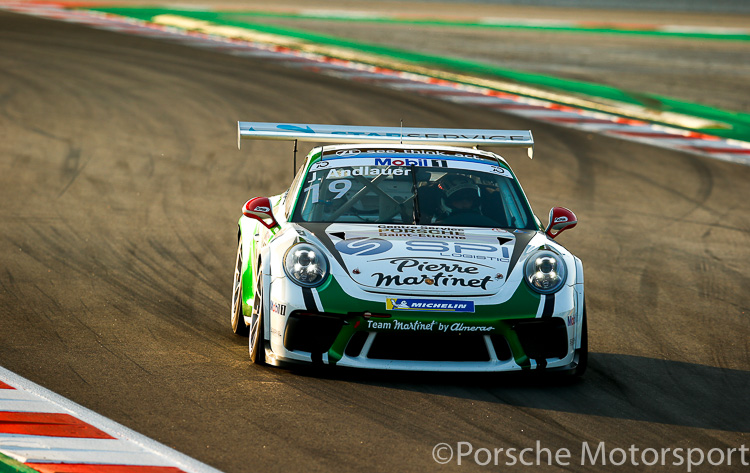 Julien Andlauer gets to grips with his Porsche 911 GT3 Cup