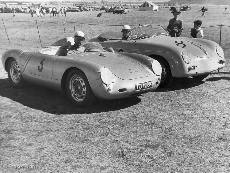 Porsche 550 Spyder and 356 Speedster