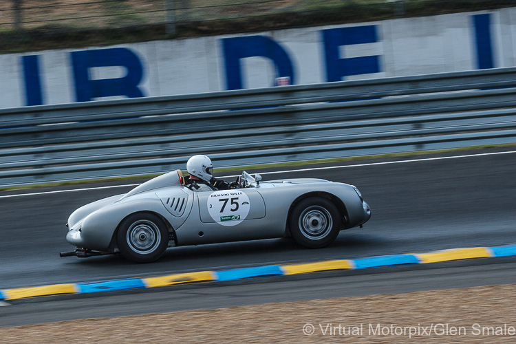 #75 Porsche 550 A (1957) was driven by Manfred Freisinger