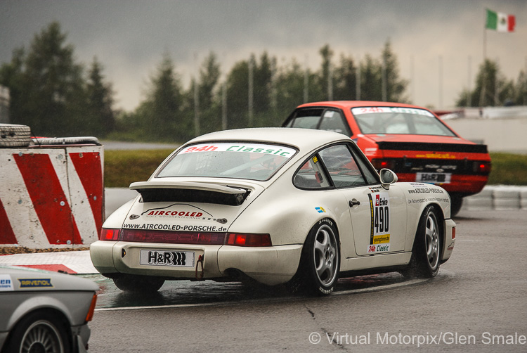 The #490 Porsche 964 Cup (1991) was driven by Ron Noll 