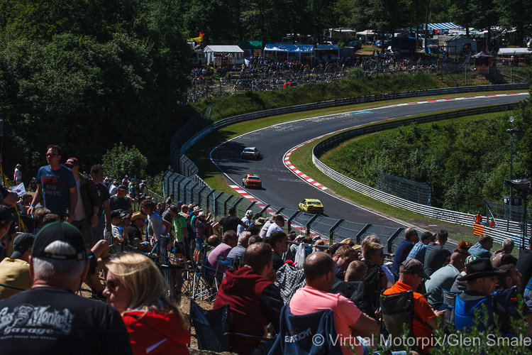 Spectating at Brünchen during the Nürburgring ADAC 24h-Classic 2019