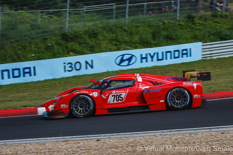 The #705 Scuderia Cameron Glickenhaus was driven by Thomas Mutsch, Felipe Fernandez-Laser, Franck Mailleux and Andreas Simonsen