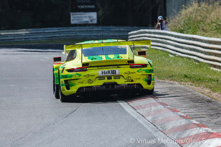 The #911 Manthey Racing Porsche 911 GT3 R (991 II) was driven by Earl Bamber, Michael Christensen, Kévin Estre and Laurens Vanthoor