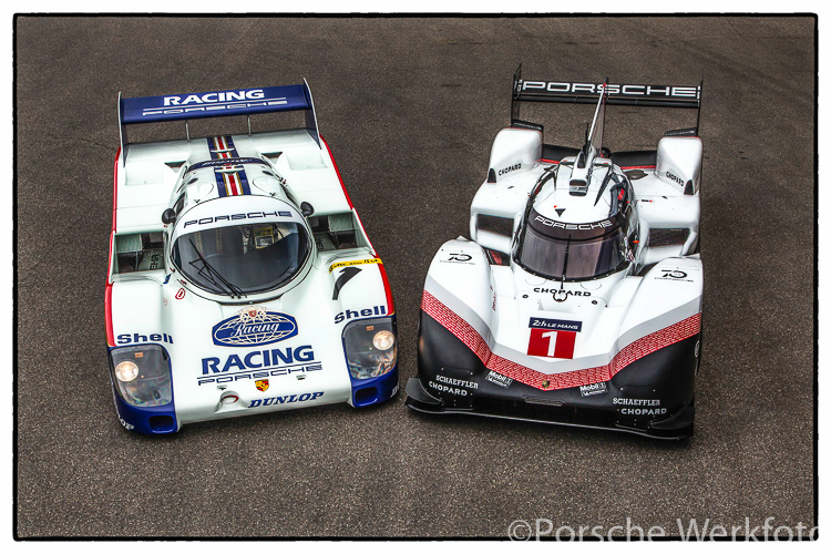 1982 Porsche 956 C & 2017 Porsche 919 Hybrid Evo