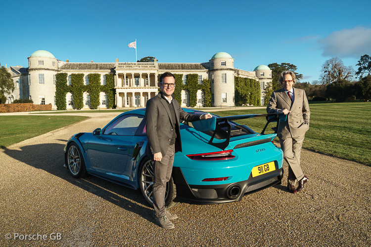 (From L-R) Ragnar Schulte, Porsche Cars GB, and The Duke of Richmond and Gordon