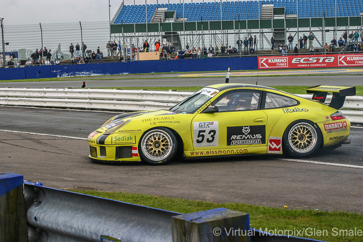 #53 Porsche 996 at FIA GT Championship, drivers: H. Knauss, T. Heutsch, M. Jurasz at Silverstone 2006